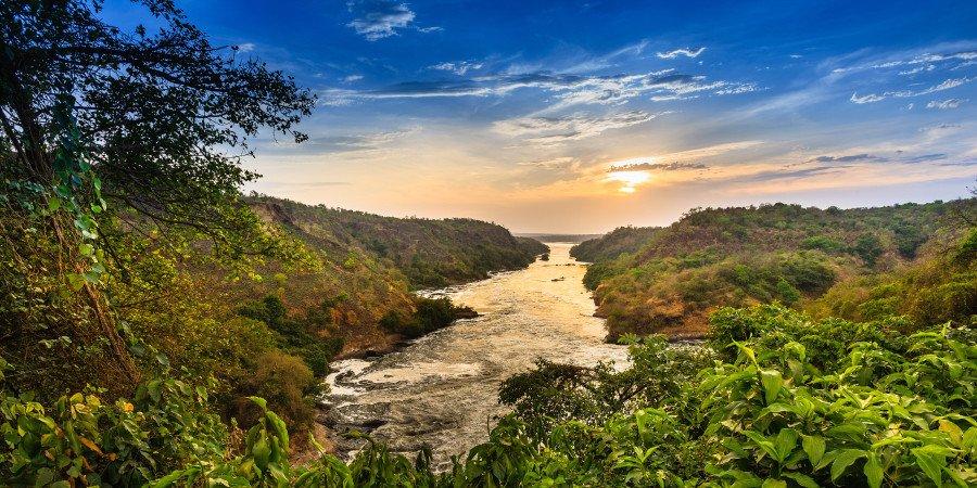 Il corso del Nilo in Uganda
